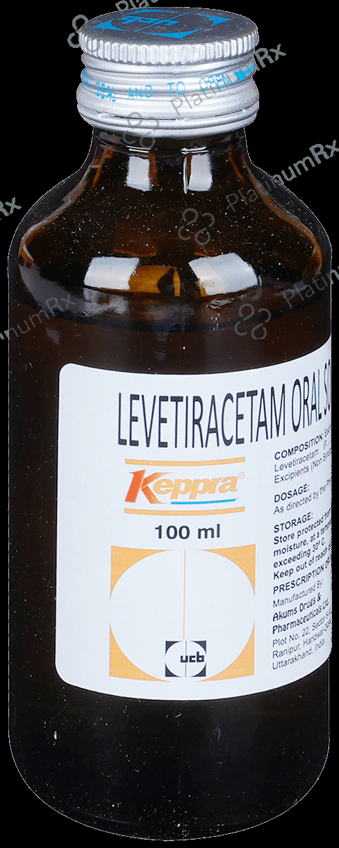 Keppra 100mg Syrup 100ml