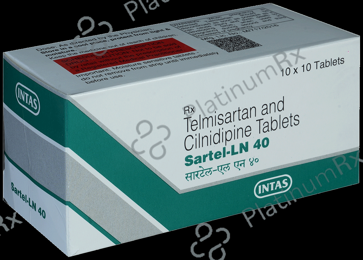 Sartel LN 40/10mg Tablet 10s