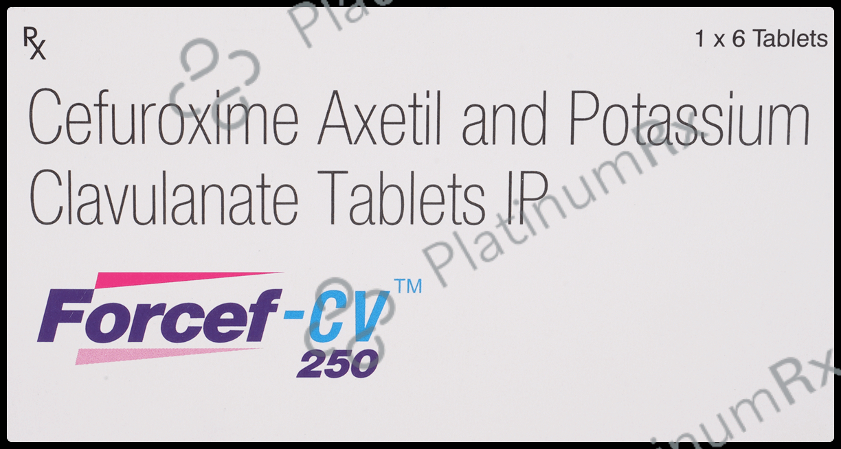 Forcef CV 250/62.5mg Tablet 6s