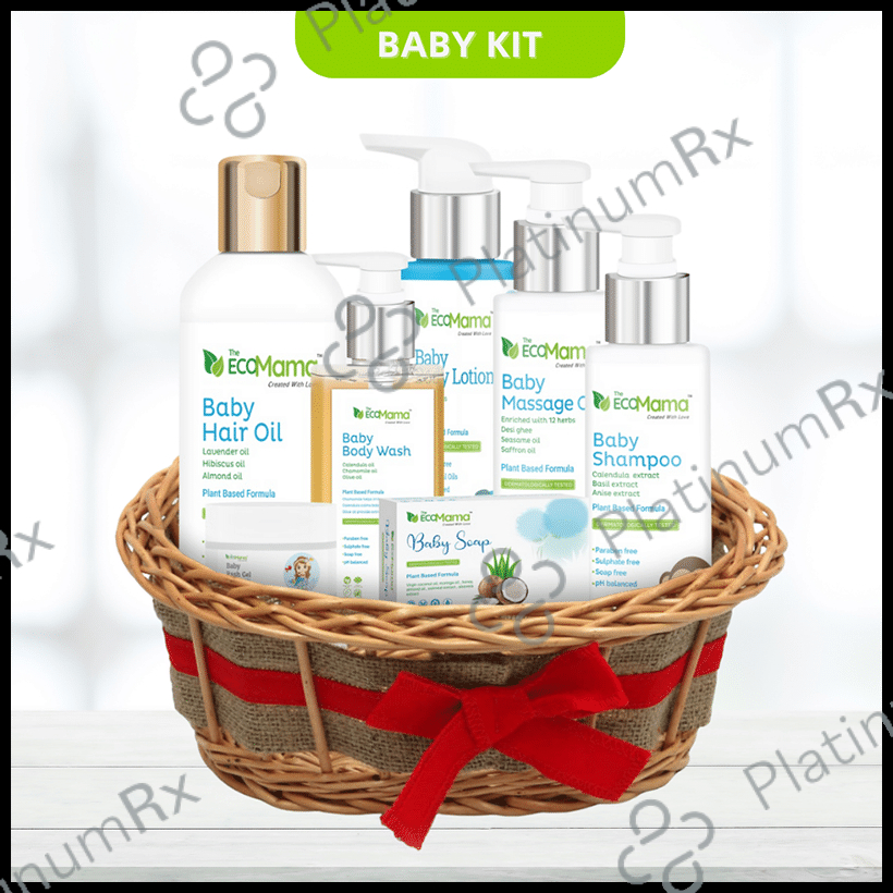 The Eco Mama Baby (7 in 1) Essential Baby Care Kit