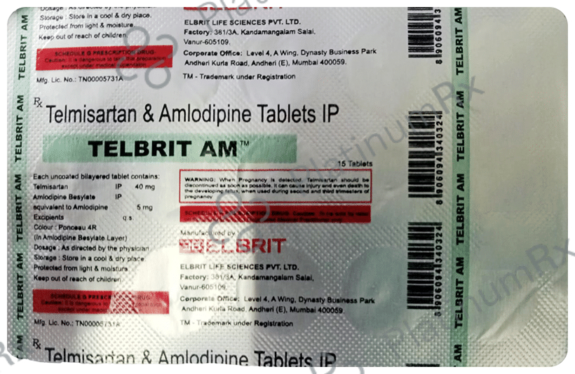 Telbrit AM 40/5mg Tablet 15s