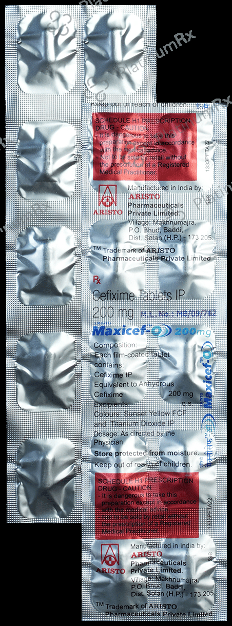 Maxicef O 200mg Tablet 10s