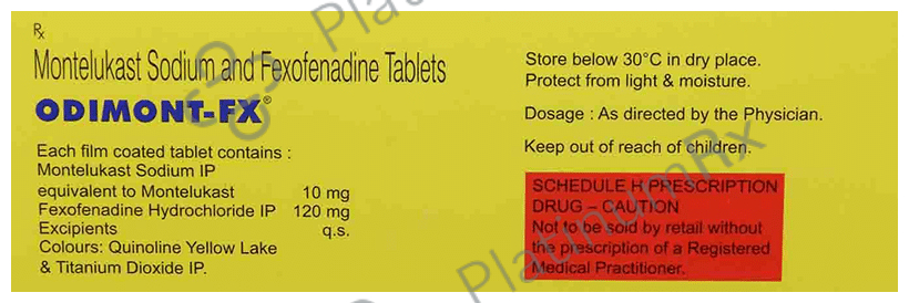 Odimont FX 120/10mg Tablet 15s
