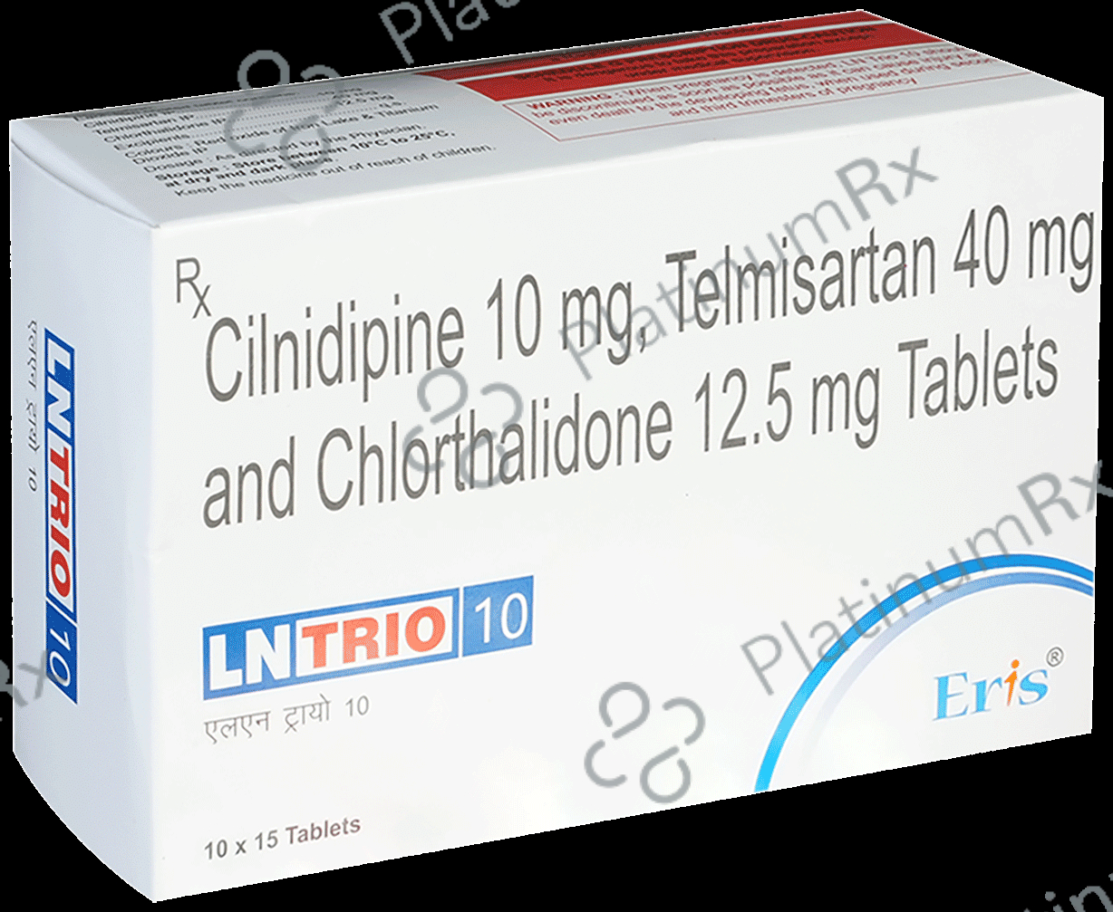 Lntrio 10 12.5/10/40mg Tablet 15s