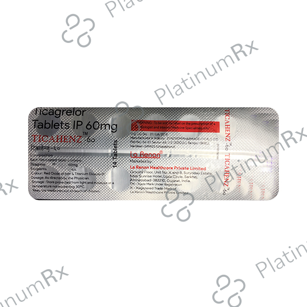Ticahenz 60mg Tablet 14s