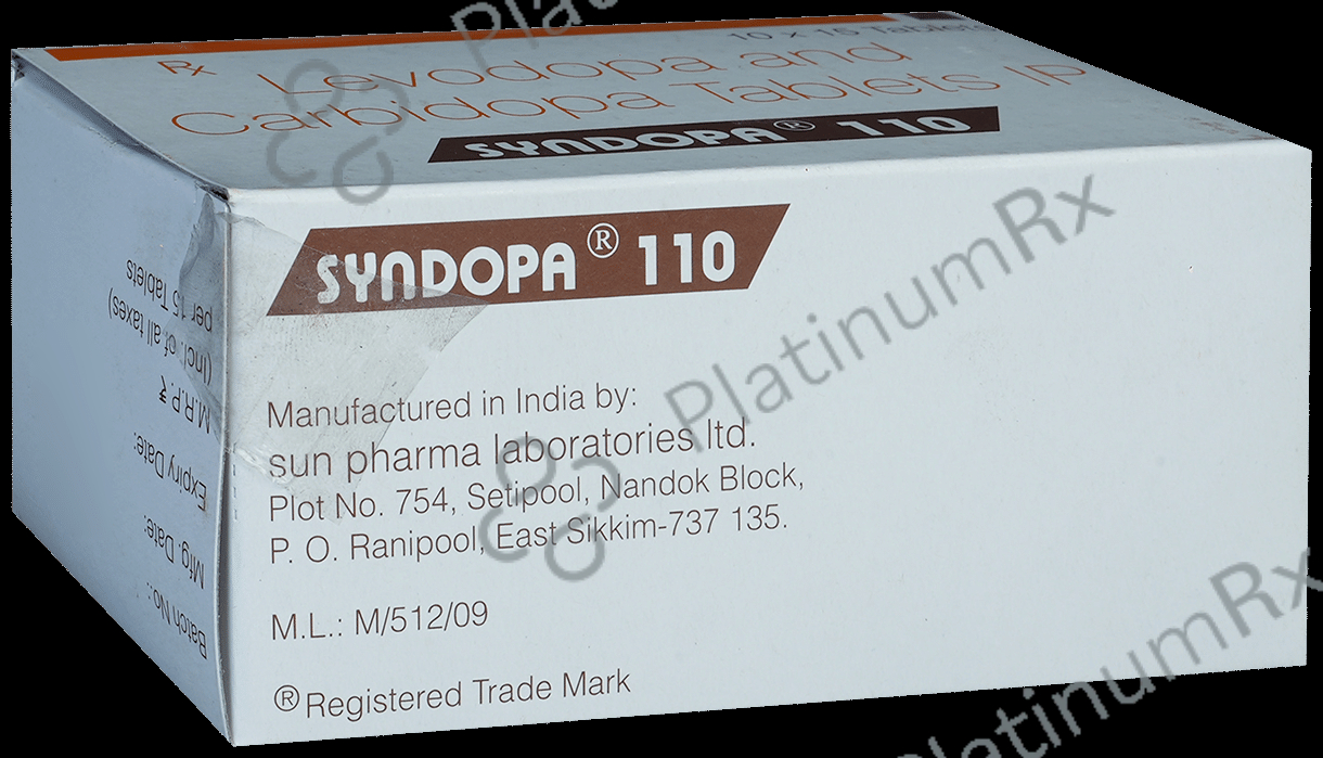 Syndopa 100/10mg Tablet 15s