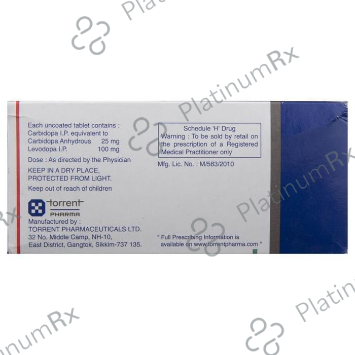 Tidomet Plus 25/100mg Tablet 10s