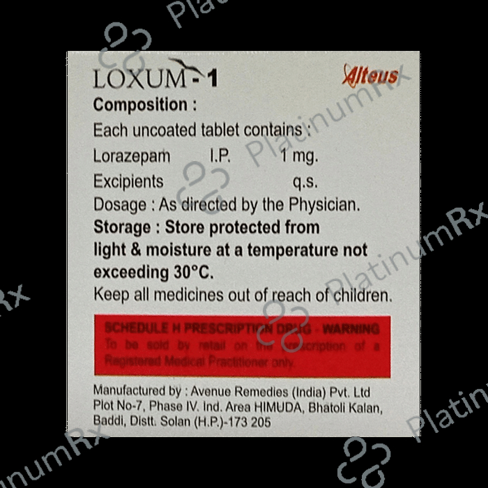 Loxum 1 Tablet 10 Tablet