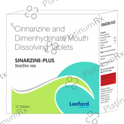 Sinarzine Plus 40/20mg Tablet MD 10s