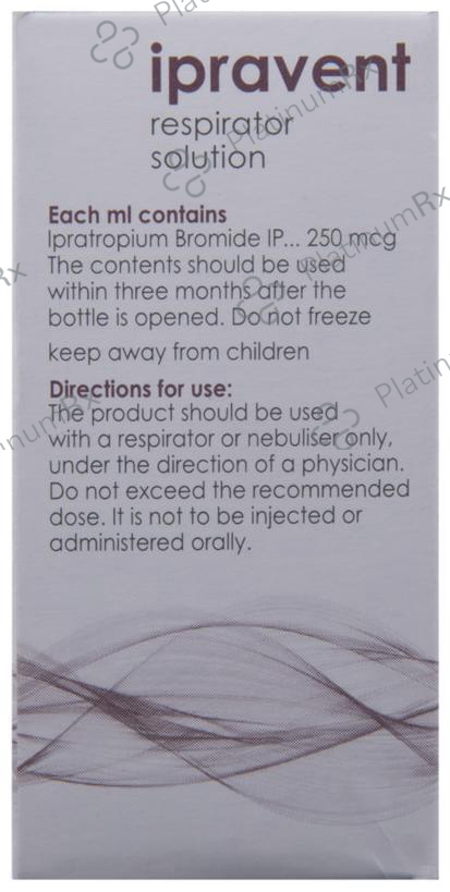 Ipravent 250mcg Respirator Solution 15ml