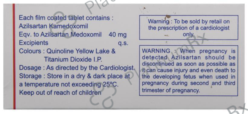 Azildac 40mg Tablet 10s