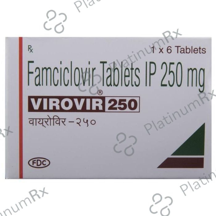 Virovir 250mg Tablet 6s