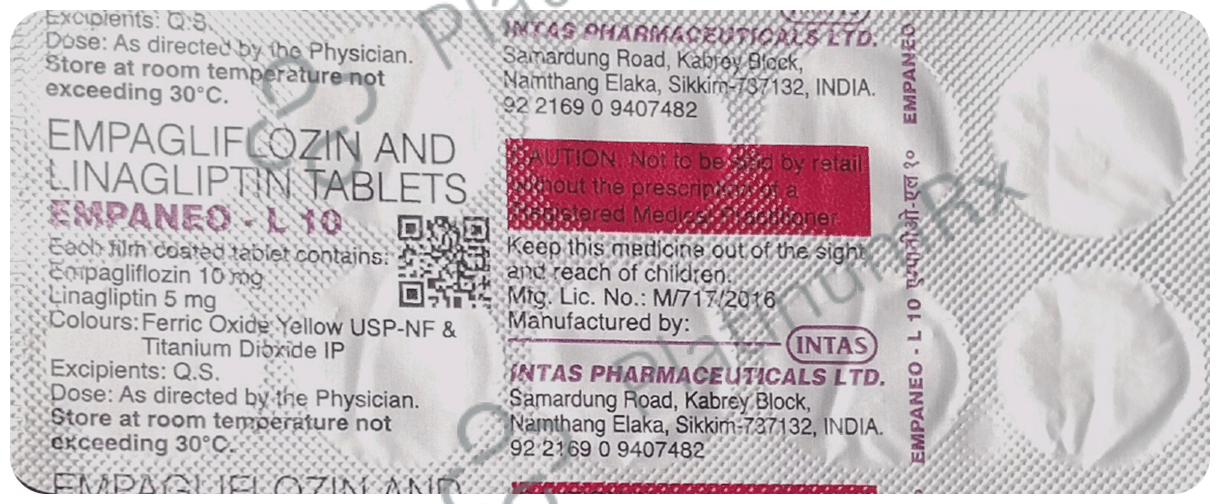 Empaneo L 10/5mg Tablet 10s