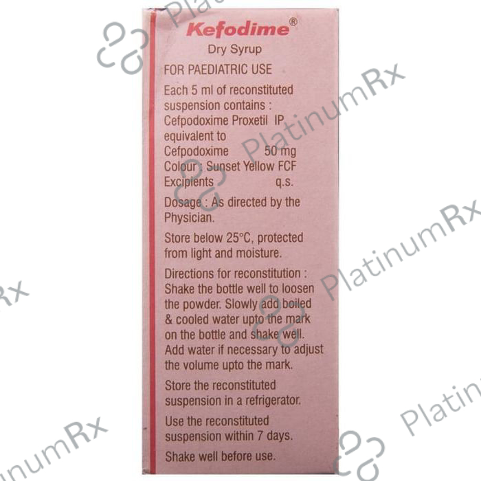 Kefodime Dry Syrup