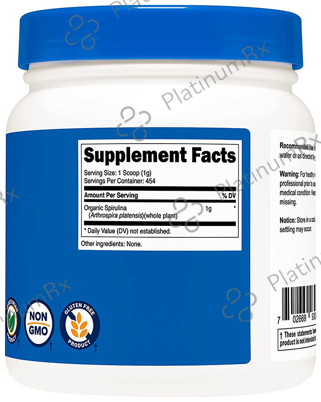 Nutricost Organic Spirulina Powder