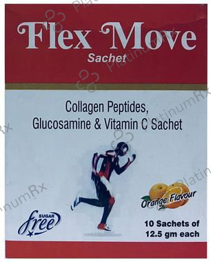 Flex Move Sachet Sugar Free - Flavour Orange 12.5gm