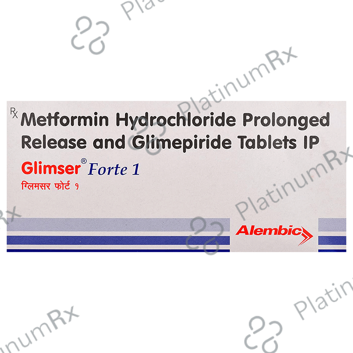 Glimser Forte 1 Tablet PR