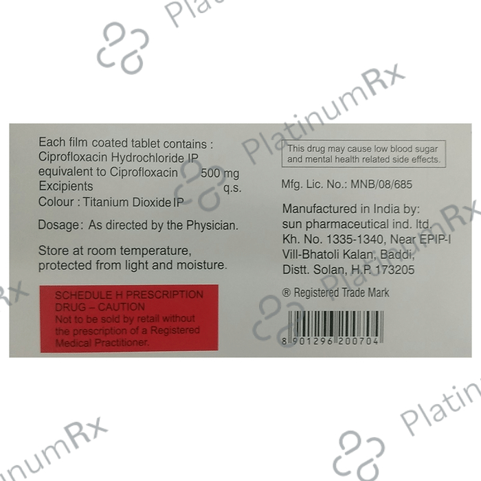 Cifran 500mg Tablet 10s