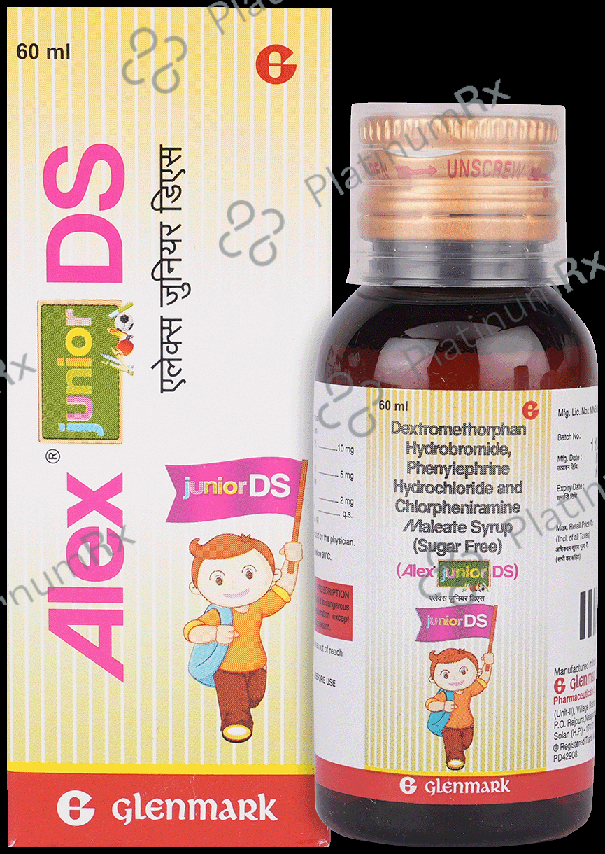 Alex Junior DS 2/10/5mg Syrup 60ml