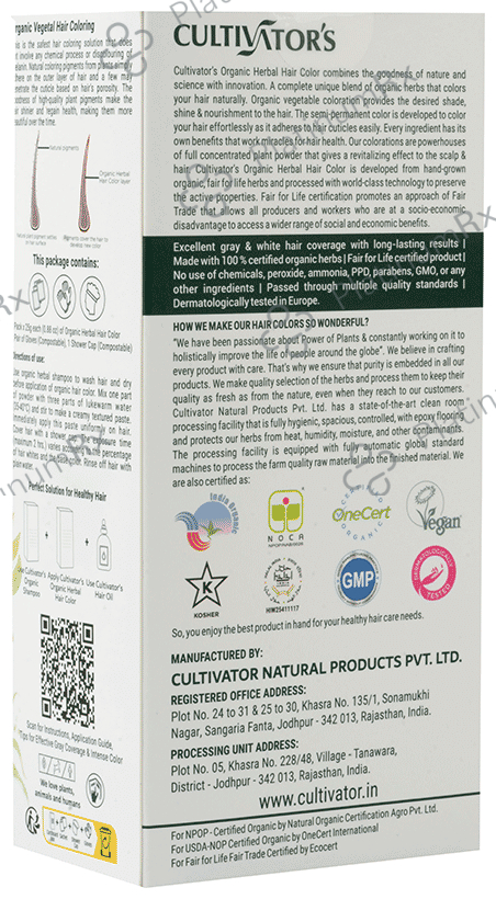 Cultivator's Organic Herbal Hair Color Walnut
