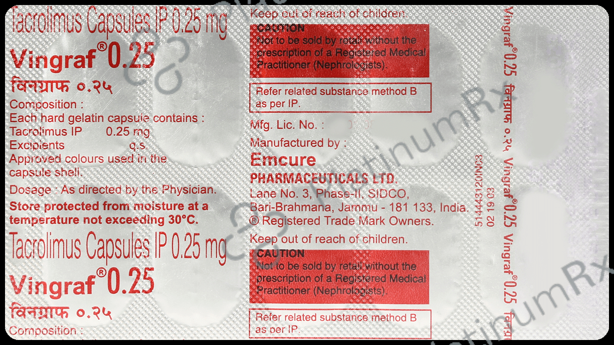 Vingraf 0.25 Capsule
