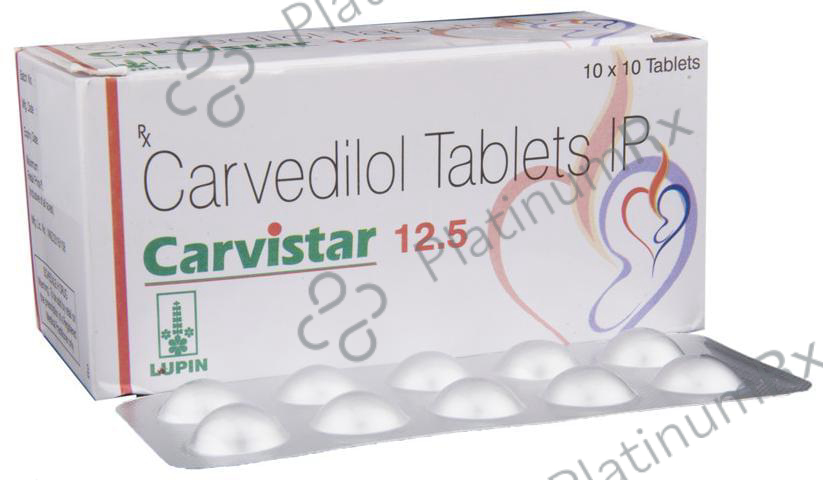 Carvistar 12.5mg Tablet 10s