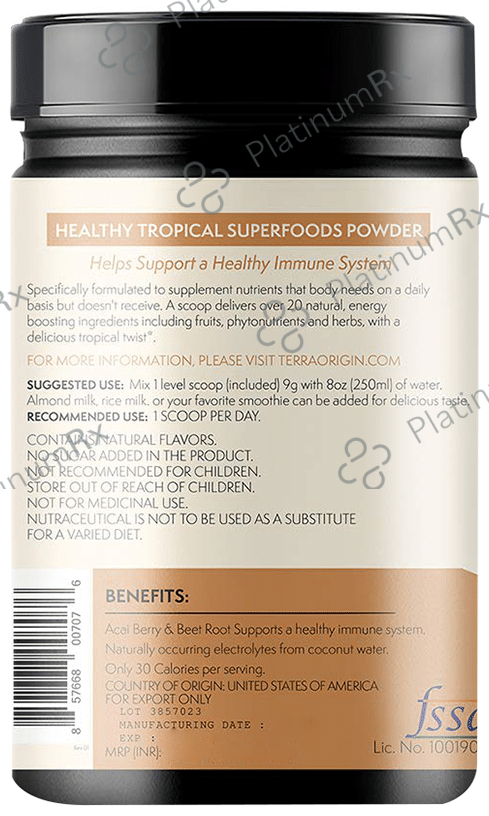 Terra Origin Tropical Superfoods