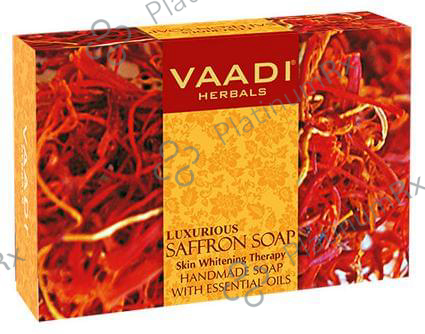 Vaadi Herbals Value Pack of Luxurious Saffron Soap (75gm Each)