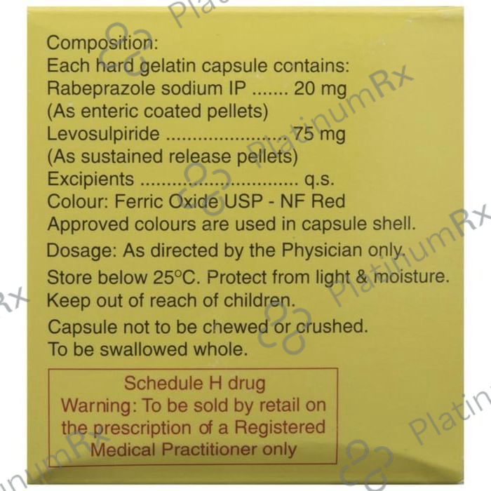 Pepcia L 75/20mg Capsule SR 10s