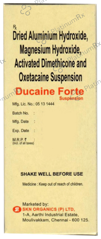 Ducaine Forte Suspension Sugar Free 120 ml