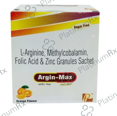 Argin-Max Sachet Orange Sugar Free 6.5gm
