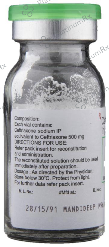 Monocef 500mg Injection 2ml