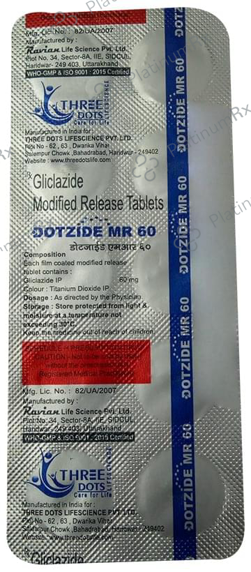 Dotzide MR 60 Tablet