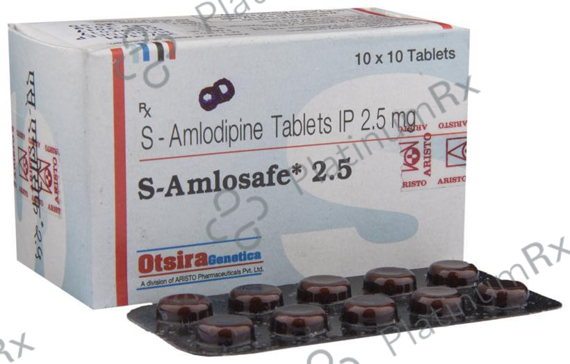 S Amlosafe 2.5mg Tablet 10s