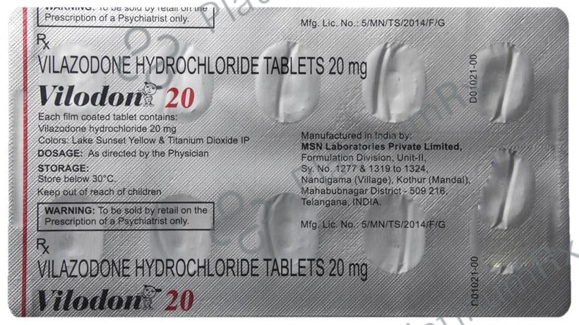 Vilodon 20mg Tablet 10s