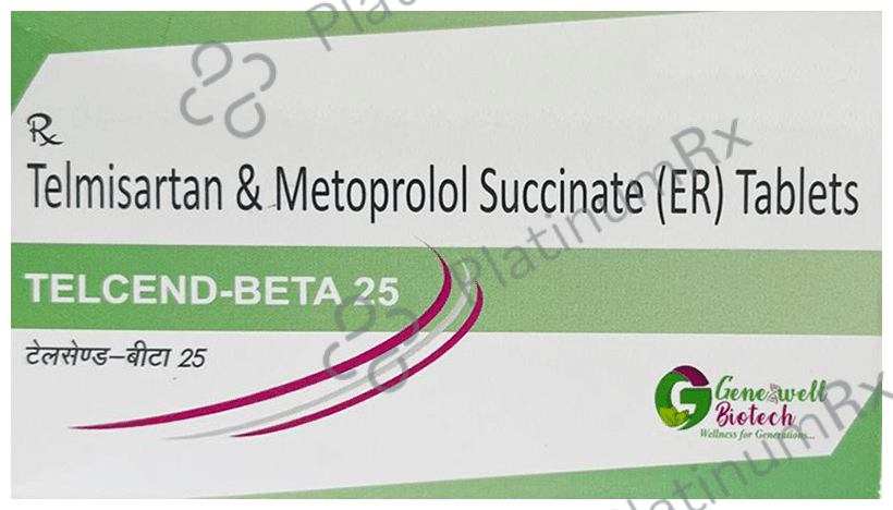 Telcend Beta 25mg Tablet ER 10s