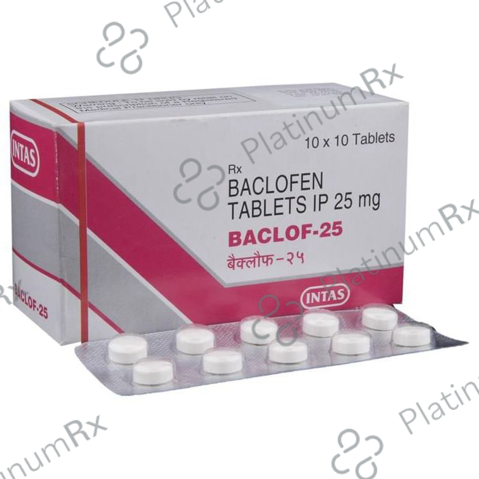 Baclof 25mg Tablet 10s