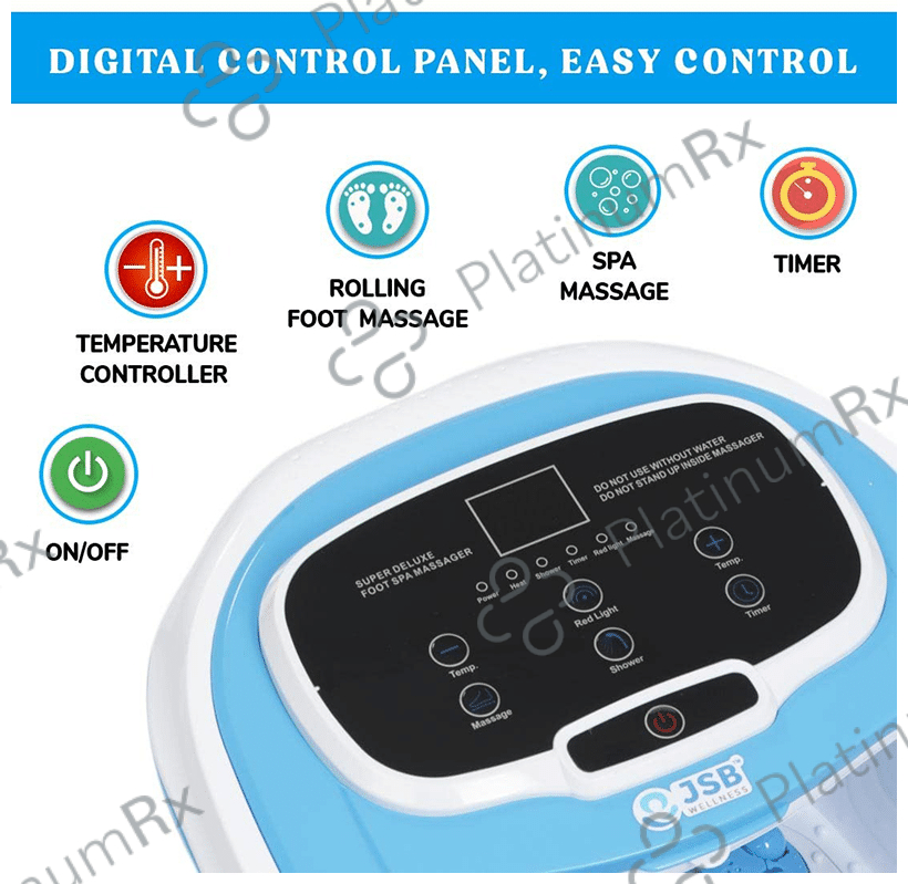 JSB HF37 Pedicure Tub Foot Spa Massager