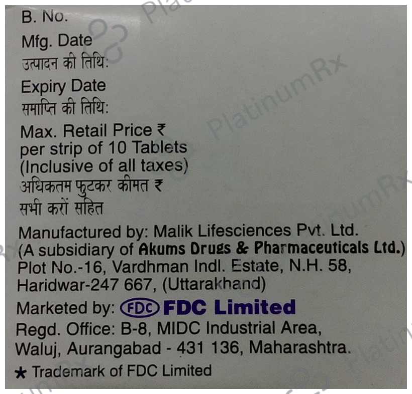 Flemiclav 500/125mg Tablet 10s