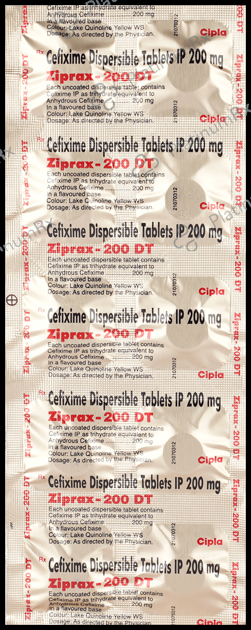 Ziprax 200mg DT Tablet 10s