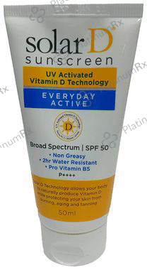Solar D Sunscreen SPF 50