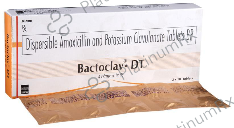 Bactoclav DT 200/28.5mg Tablet 10s