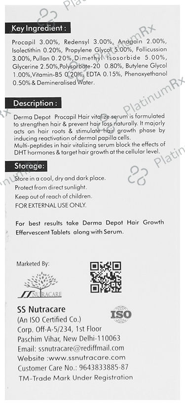 Derma Depot Hair Serum
