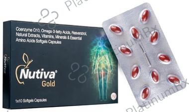 Nutiva Gold Soft Gelatin Capsule