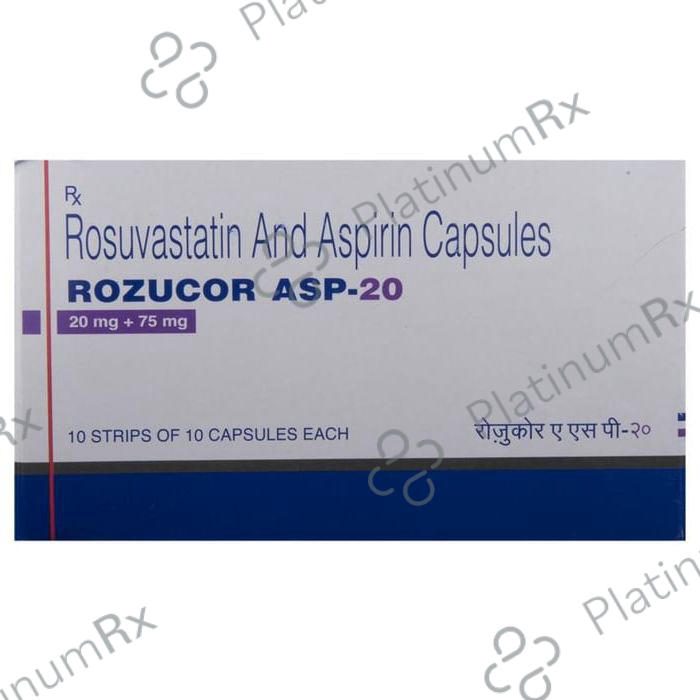 Rozucor ASP 20/75mg Capsule 10s