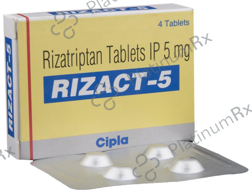 Rizact 5mg Tablet 4s
