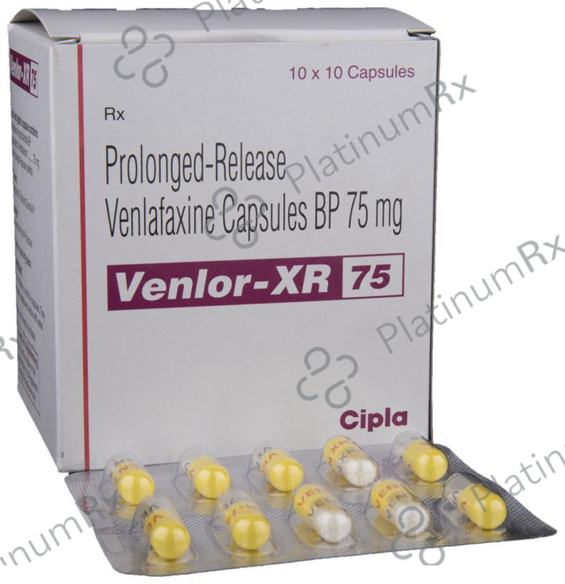 Venlor XR 75mg Capsule 10s