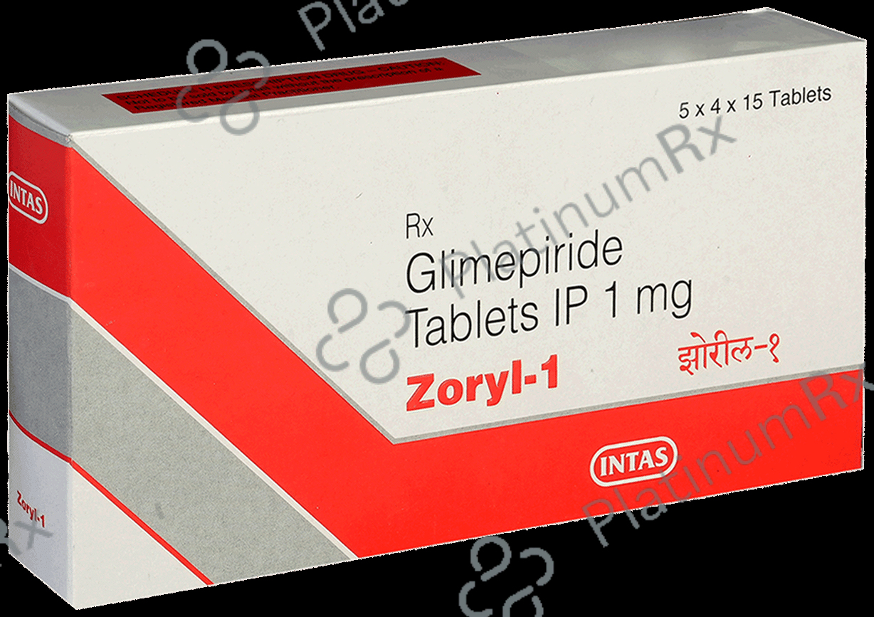 Zoryl 1mg Tablet 15s