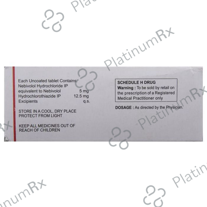 Nodon H 12.5/5mg Tablet 10s