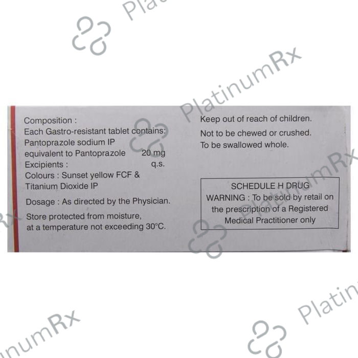 Pantop 20mg Tablet 10s